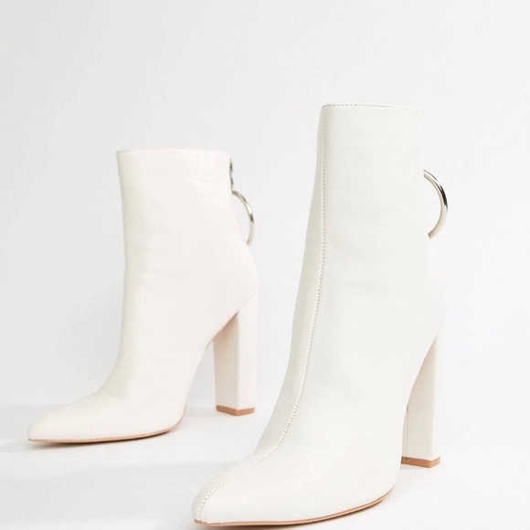 White Public Desire Booties - Picture 2 of 7